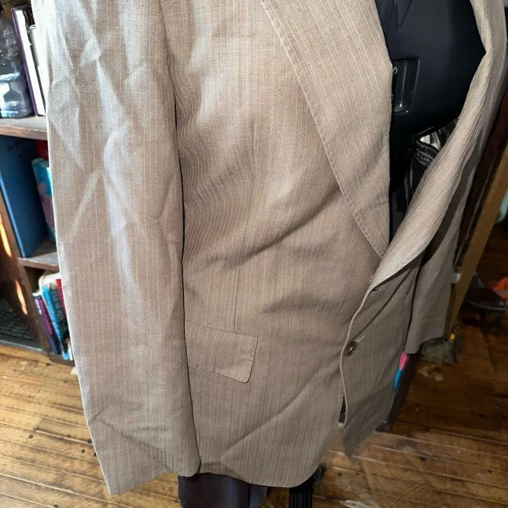 Christian Dior Monsieur Dillard oatmeal 90’s sports jacket